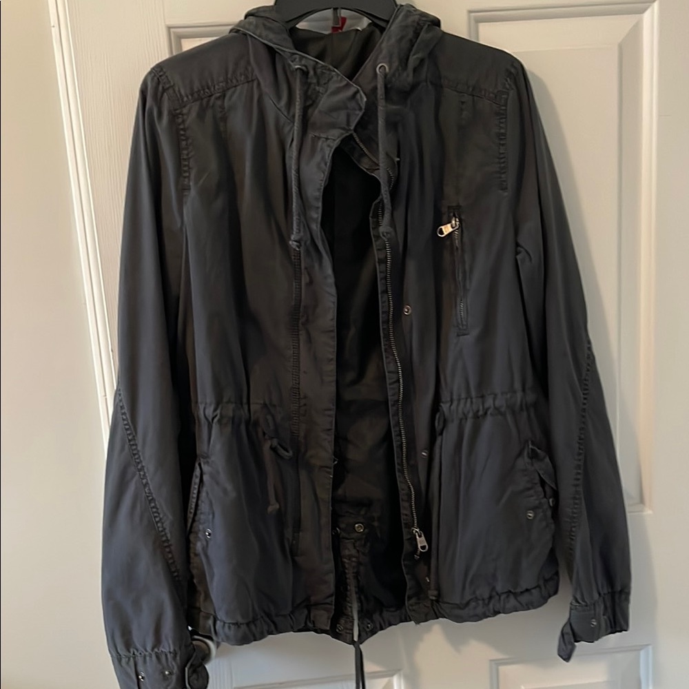 Women’s Navy utility Hooded Jacket